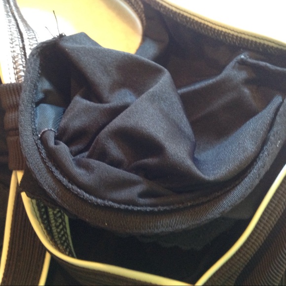 Lands End Tankini 4 6 Black Ribbed Skort Swimsuit - Picture 6 of 8